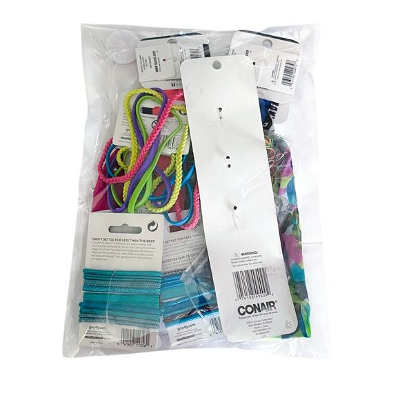 Huge Hair Accessory Lot 5+ Headbands Elastics Ponytail Cuff 750 Pc Polybands - Picture 3 of 4